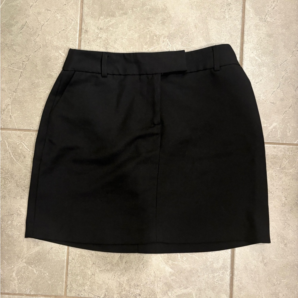 Topshop Elegant Black Mini Skirt